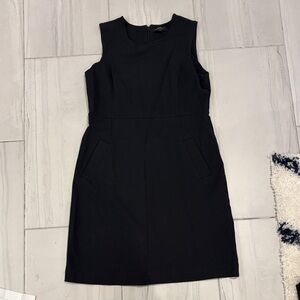 Lands End Black Sheath Dress